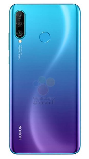 Honor 20S face arrière