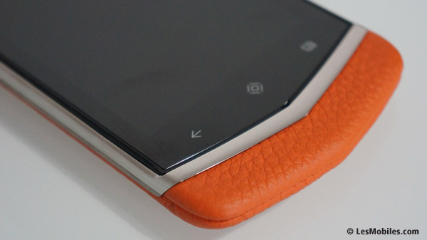 Vertu Constellation : touches de navigation Android