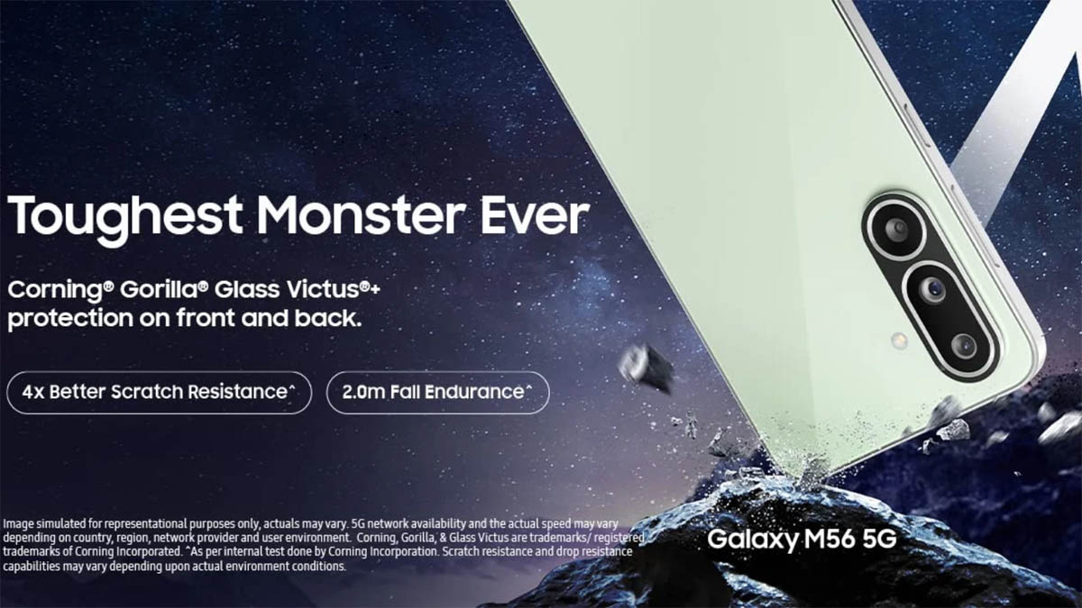 Samsung Galaxy M56 affiche