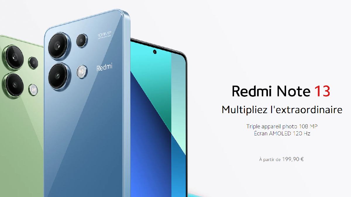 Xiaomi Redmi Note 13 : Vente flash ! Il est à moins de 200 € avec cette offre exclusive sur Amazon