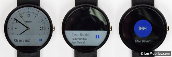 Motorola Moto 360 : télécommande