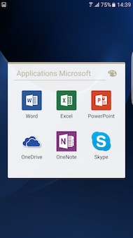 Samsung Galaxy S7 Edge interface
