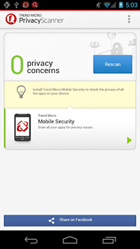 Trend Micro Privacy Scanner pour Android