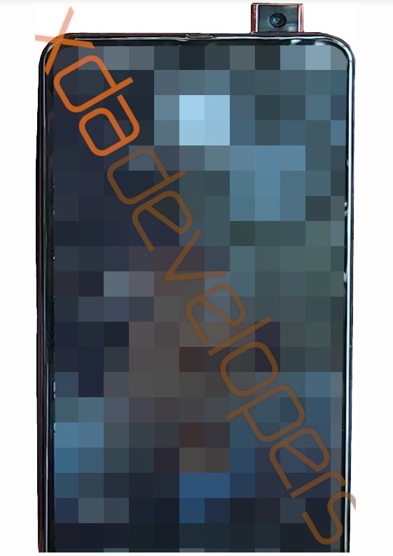 Motorola camera pop-up