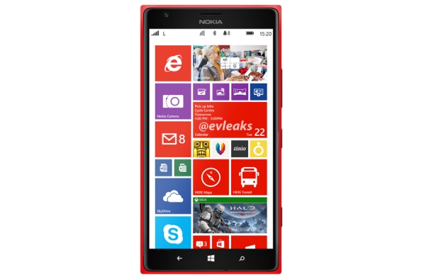 Nokia Lumia 1520 : du noir, du jaune... et du rouge