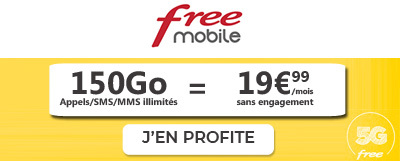 Forfait 5G Free Mobile