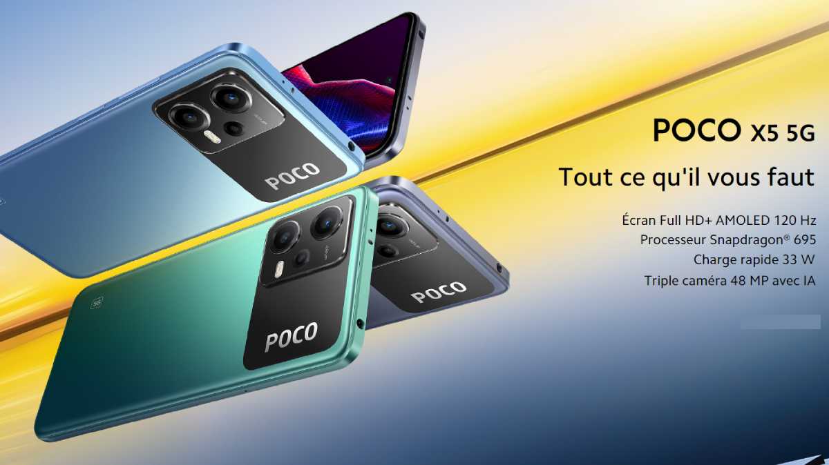 Xiaomi Poco X5 et Poco X5 Pro : des téléphones pas chers et performants à moins de 300 € chez ce marchand