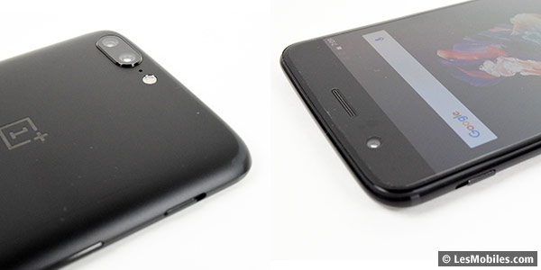 OnePlus 5 : capteur photo et haut-parleur