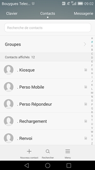 Huawei Ascend Mate 7 : Contacts