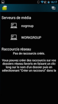 Archos 50 Helium Fichiers