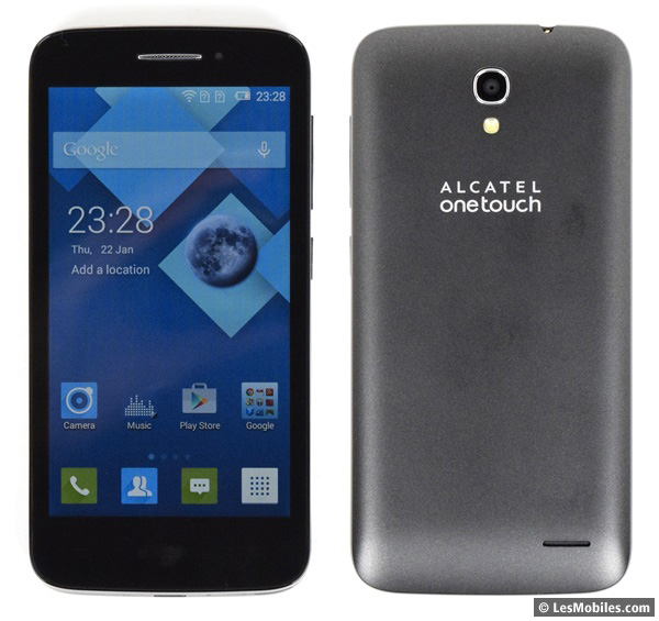 Alcatel OneTouch Pop 2 : avant / arrière