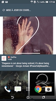HTC One A9 interface