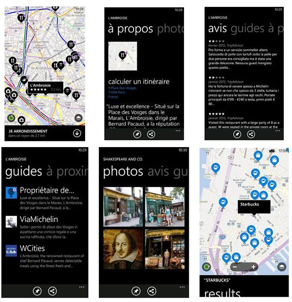Test Nokia Lumia 920 : Nokia Cartes