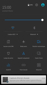 ZUK Z1 : réglages rapides