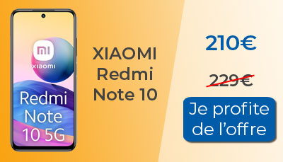 Soldes : Xiaomi Redmi Note 10 5G à 210? chez Amazon