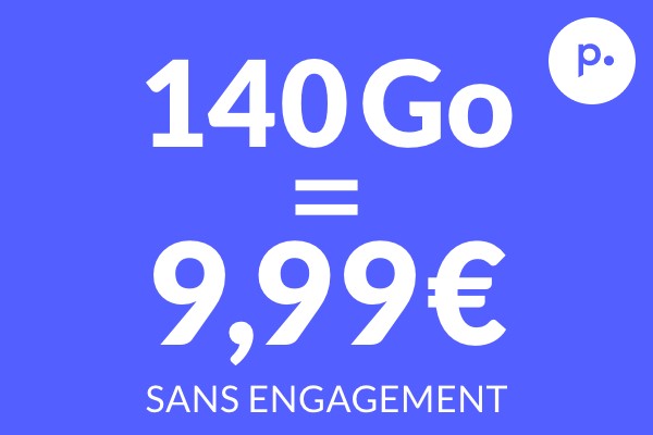 BON PLAN : Obtenez un forfait mobile 140Go à moins de 10€ !