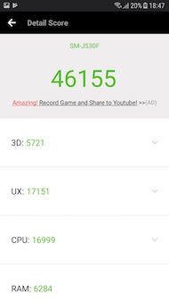 Samsung Galaxy J5 (2017) performance