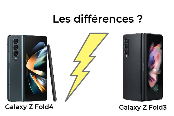 Galaxy Z Fold 4 vs Galaxy Z Fold 3 : quelles sont les différences ?
