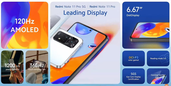 redmi 11 pro et 11 pro 5g