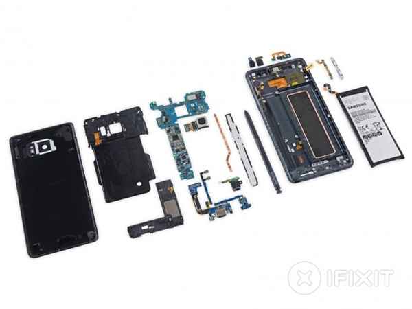 Samsung Galaxy Note 7 : les réparations ne seront pas aisées