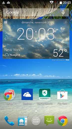 Essentiel B Connect 501 interface