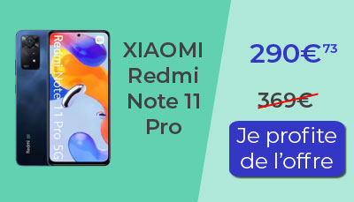 Le Xiaomi Redmi Note 11 Pro est moins cher chez Rakuten