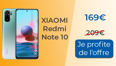 Le Xiaomi Redmi Note 10 est à 169? chez RED by SFR