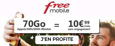 promo Free Mobile 70Go