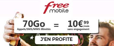 promo Free Mobile 70Go