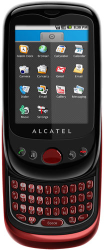 Alcatel confirme le OT-980 (Android 1.6)