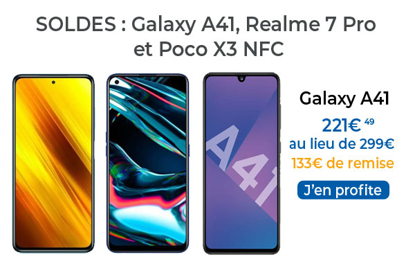 Bon plan Soldes : 3 smartphones en promotion à moins de 260€