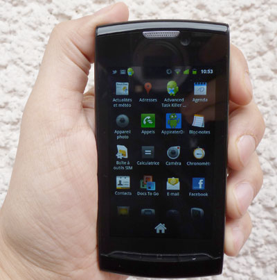 test ZTE blade s 800 MHz 5 mégapixels low cost smartphone Android pas cher Free Mobile