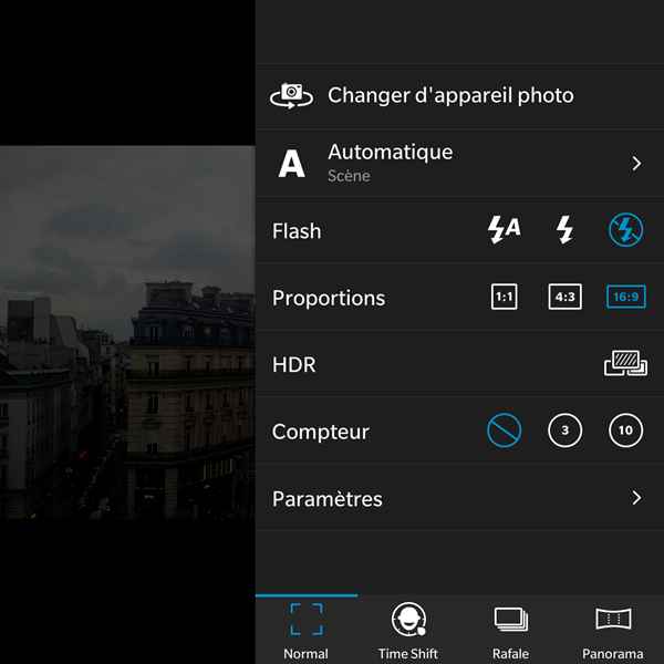 BlackBerry Passport : Appareil photo