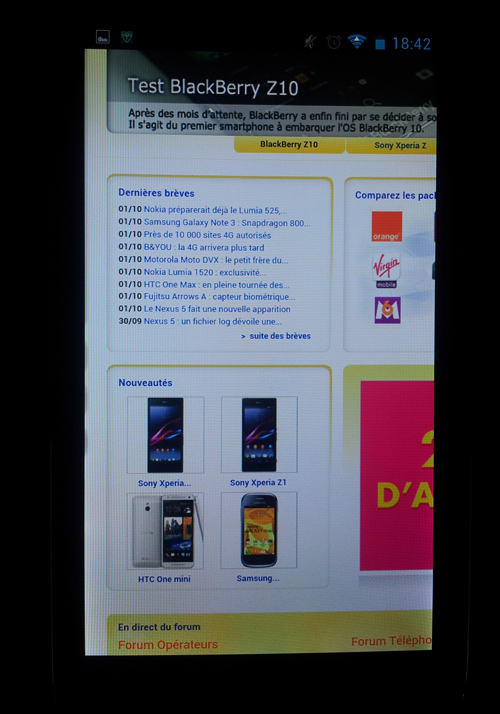 Wiko Cink Peax 2 : écran