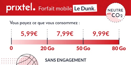 promo prixtel Le dunk