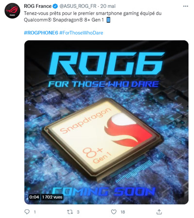 Annonce Asus Rog Phone 5