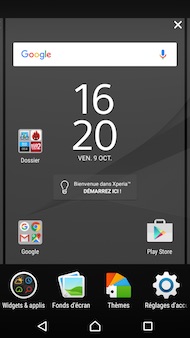 Sony Xperia Z5 Compact interface