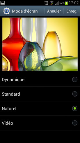  Test Samsung Galaxy S3 : l'écran 