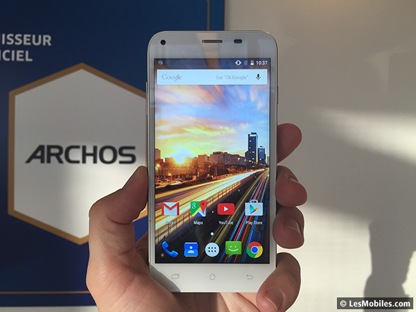 Archos 50 et 55 Helium Plus : 4G, Android 5.1 Lollipop et Dual SIM à partir de 99 euros