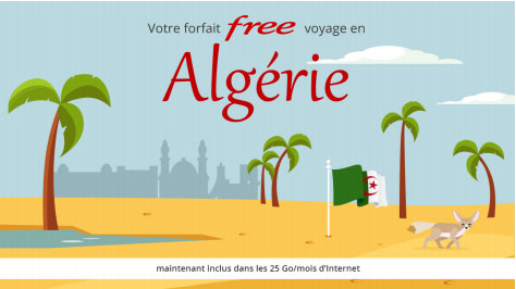 Free Mobile ajoute le roaming data depuis l'Algérie et la Turquie