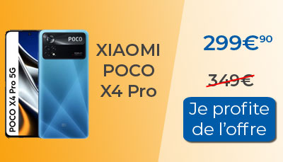 Le Xiaomi Poco X4 Pro est en promotion à 299?