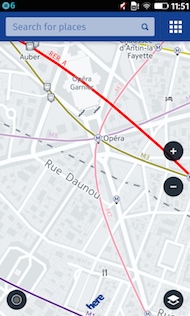 ZTE Open C Here Maps