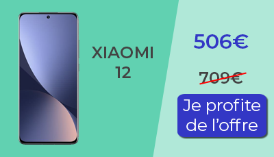 Xiaomi 12 promotion soldes 