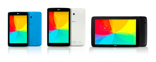 LG officialise 3 nouvelles tablettes dans la gamme G Pad