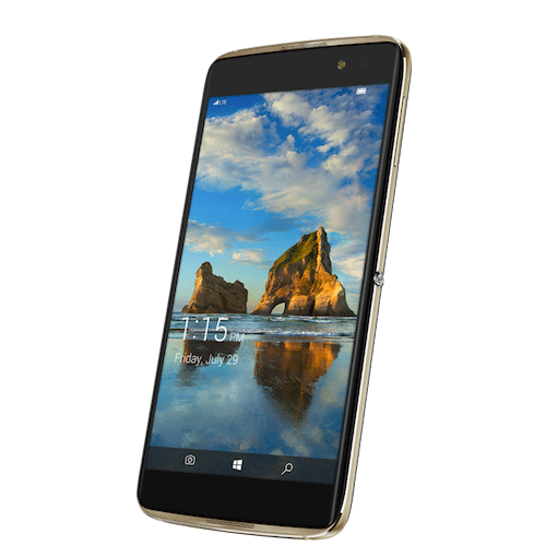 Alcatel présente (enfin) son flagship sous Windows 10 Mobile