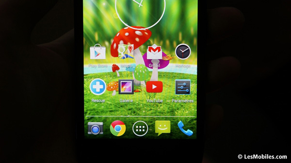 Kazam Thunder Q4.5 : écran