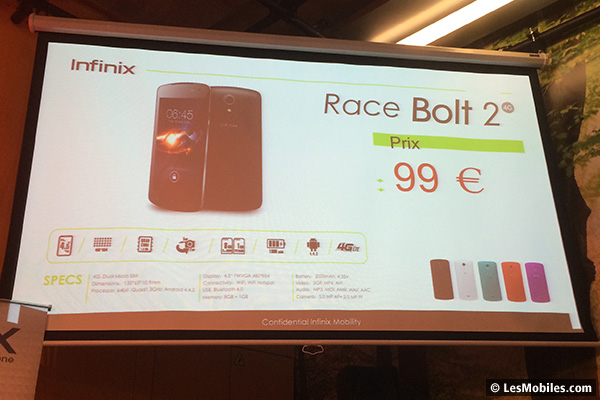 Infinix Race Bolt 2