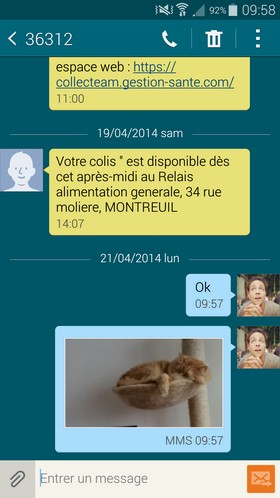 Samsung Galaxy S5 : téléphonie