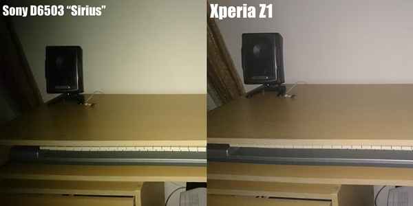 Comparaison Sony Sirius / Xperia Z1