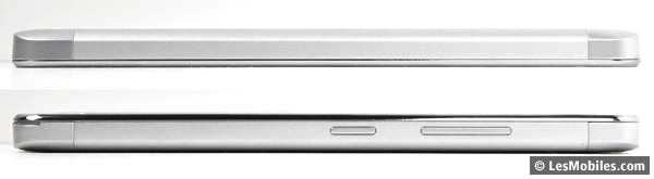 Lenovo K5 : gauche / droite